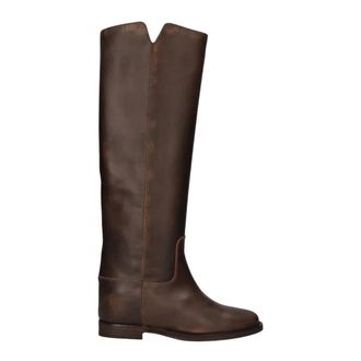 Via Roma 15 1586 Hoge Laars - Dames - Schoenen - Bruin - Maat: 40 EU Leer
