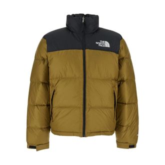 The North Face Retro Nuptse Jacket - Heren - Winterjassen - Groen - M - Leer - Jassen