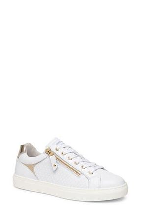 Nero Giardini Basketweave Side Zip Sneaker in White at Nordstrom Rack, Size 10Us / 40Eu