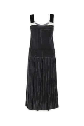 Prada Womens Printed Silk Dress F0002 Exterior: Abiti
