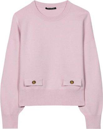 Luisa Cerano Dames, Sweatshirts & Hoodies, Roze, Maat: XL