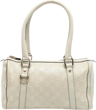 Gucci Pre-owned Handbags, female, White, Size: ONE SIZE Pre-owned Abbey Boston Bag