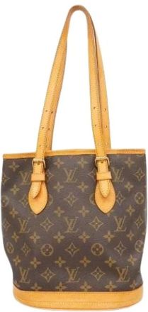Louis Vuitton Pre-owned Bucket Bags, female, Brown, Size: ONE SIZE Pre-owned Vintage Tote Bag