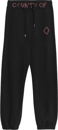 Marcelo Burlon Slim Fit Broeken - Heren - Sweatpants - Zwart - S - Broeken