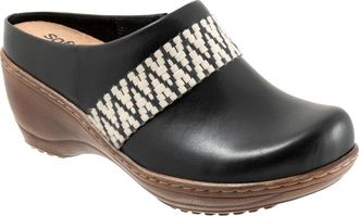 Softwalk Marion Platform Clog in Black at Nordstrom, Size 10.5