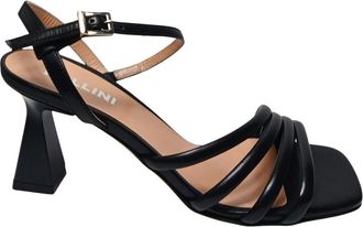 Pollini Sandali in Pelle - Shoes - Mujer - Negro - 36 1/2 EU