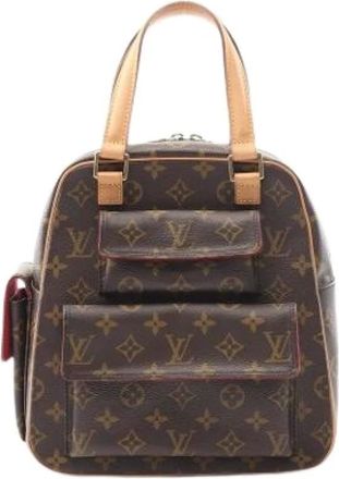 Louis Vuitton Pre-owned Handbags, female, Brown, Size: ONE SIZE Pre-owned Vintage Canvas Handbag