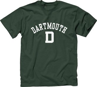 Ivysport Athletics Logo T-Shirt, Short Sleeve Classic Fit Cotton - Green - Large