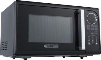 Black+Decker 0.9 Cu. Ft. Digital Microwave in Black