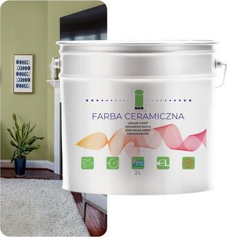 OEM Pintura Cer&aacute;mica Para Pared Lavable Verde Bonsai 2l Resistente A Las Manchas