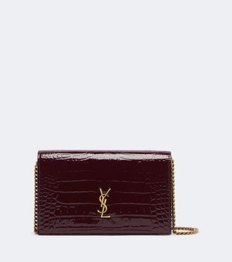 Saint Laurent Portafoglio con tracolla Cassandre