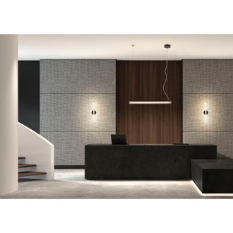 MDC Lámpara de techo OSLO Negro mate 20W