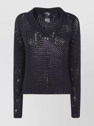 SAPIO wool v-neck jumper