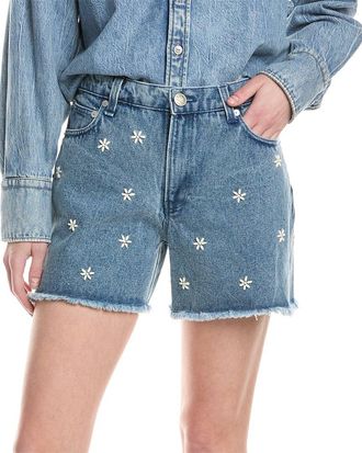 Rag & Bone Aspen Embellished Denim Short