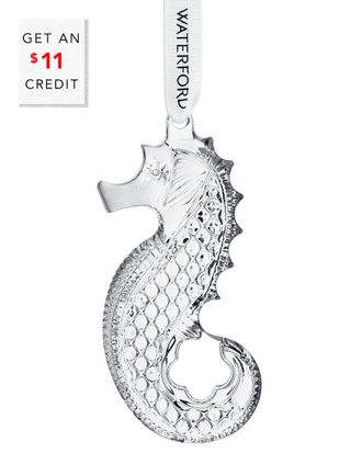 Waterford Seahorse Ornament with $11 Credit