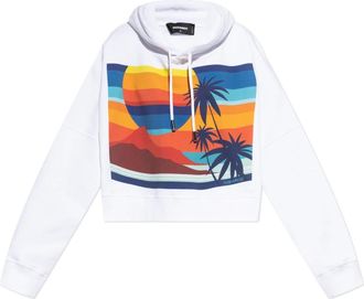 Dsquared2 Mujer, Sudaderas, Blanco, Talla: S