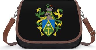 Generic Coat of Arms of Pitcairn Islands Fashion Womens Crossbody Bags Novelty Handbag Shoulder Bag Purse