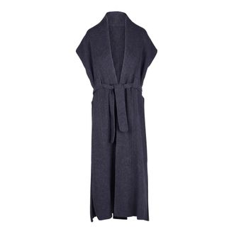 Liviana Conti Long Knitwear - female - Liviana Conti - Long Knitwear - Gray - S - Knitwear
