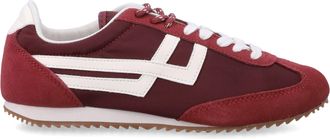 Keds Racer 77 Deep Red Suede Accent Sneakers