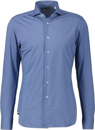 Xacus Herenoverhemd - Heren - Casual Overhemden - Blauw - S - Overhemden