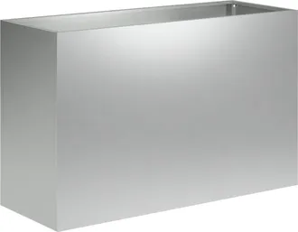 vidaXL Macetero De Jard&iacute;n Plateado 80 X 30 X 40 Cm Acero Galvanizado Vidaxl