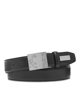 Philipp Plein Leather Belt Skull and Plein