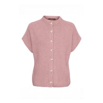 BTF-CPH Cardigans, female, Pink, Size: XS Sleeveless Knit Cardigan