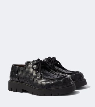 Bottega Veneta Zapatos Derby Haddock de piel