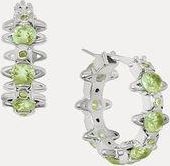 Vivienne Westwood Warwick Earrings Platinum-lime-green-cz Platinum-lime-green-cz Women
