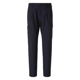 Herno Slim-fit Trousers, male, Blue, Size: 2XL Classic Straight-Leg Trousers