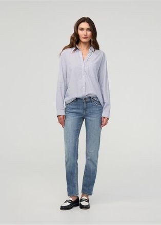 Duer Performance Denim Girlfriend in Blue-Ash at Nordstrom, Size 33 X 30