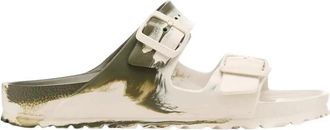 Birkenstock Boston Braided - Heren - Sandalen - Wit - 37 EU - Leer - Schoenen