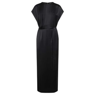 Toteme Dames, Jurken, Zwart, Maat: XS Viscose