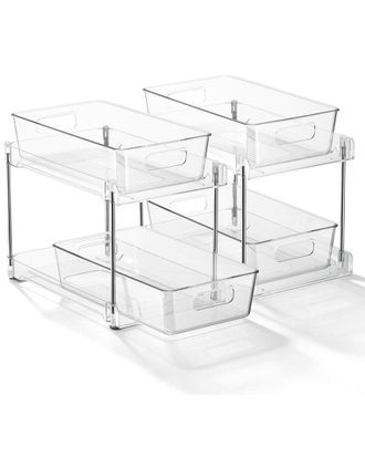 Sorbus 2-Tier 2-Pack Pull-Out Pantry Organizers
