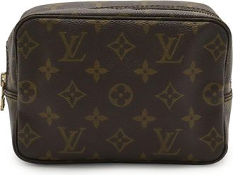 Louis Vuitton Brown Monogram Monogram Clutch Bag Pouch (Pre-Owned)