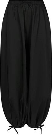 Neo Noir Tapered Broeken - Dames - Wijde Broeken - Zwart - XS - Broeken