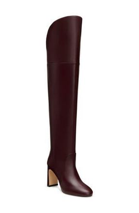 Stuart Weitzman Babette Over the Knee Tubo 85 Boot in Boysenberry at Nordstrom Rack, Size 7.5