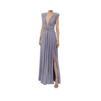 Elisabetta Franchi Red Carpet Avondjurk - Dames - Jurken - Paars - Maat: M Viscose