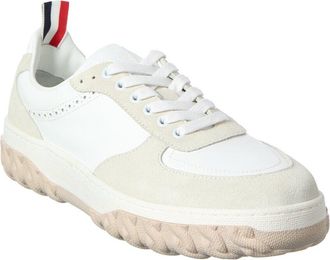 Thom Browne Thom Brown Leather & Canvas Sneakers