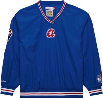 Mitchell & Ness Maglione MLB Vintage Logo Braves - Blu