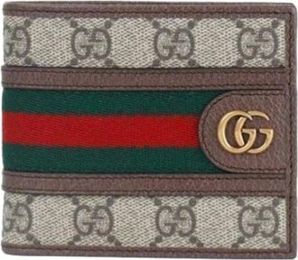 Gucci Pre-owned Wallets, female, Multicolor, Size: ONE SIZE Pre-owned GG Supreme Ophidia Wallet