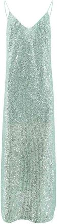 The Nina Studio Long dress with all-over sequins
