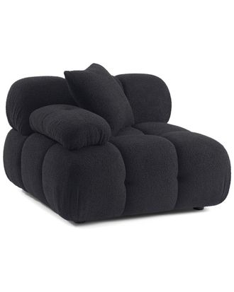 TOV Furniture Calliope Vegan Shearling Modular Corner Chair