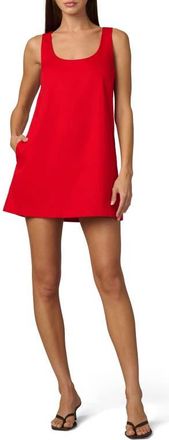 Joe's The Scoop Neck Cotton Minidress in Cherry Red at Nordstrom, Size X-Large