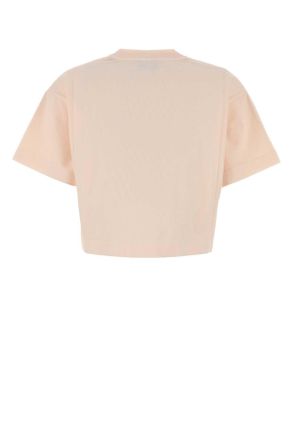 Autry Womens Pastel Pink Cotton T-Shirt I8oe
