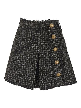 Balmain mini skirt in black
