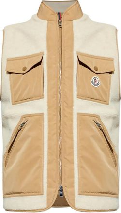 Moncler Bodywarmer met zak - Beige