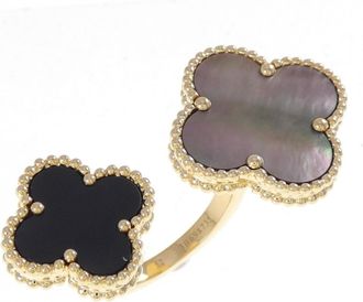 Van Cleef & Arpels Yellow Gold Yellow Gold (18K) Band Ring (Pre-Owned)