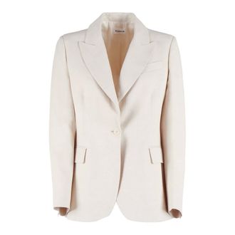 P.A.R.O.S.H. Blazers, female, Beige, Size: XS Raisa26 Giacca Monopetto