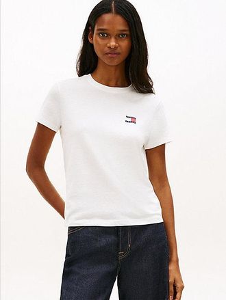Tommy Hilfiger Wavy Flag Back Logo Jersey T-Shirt